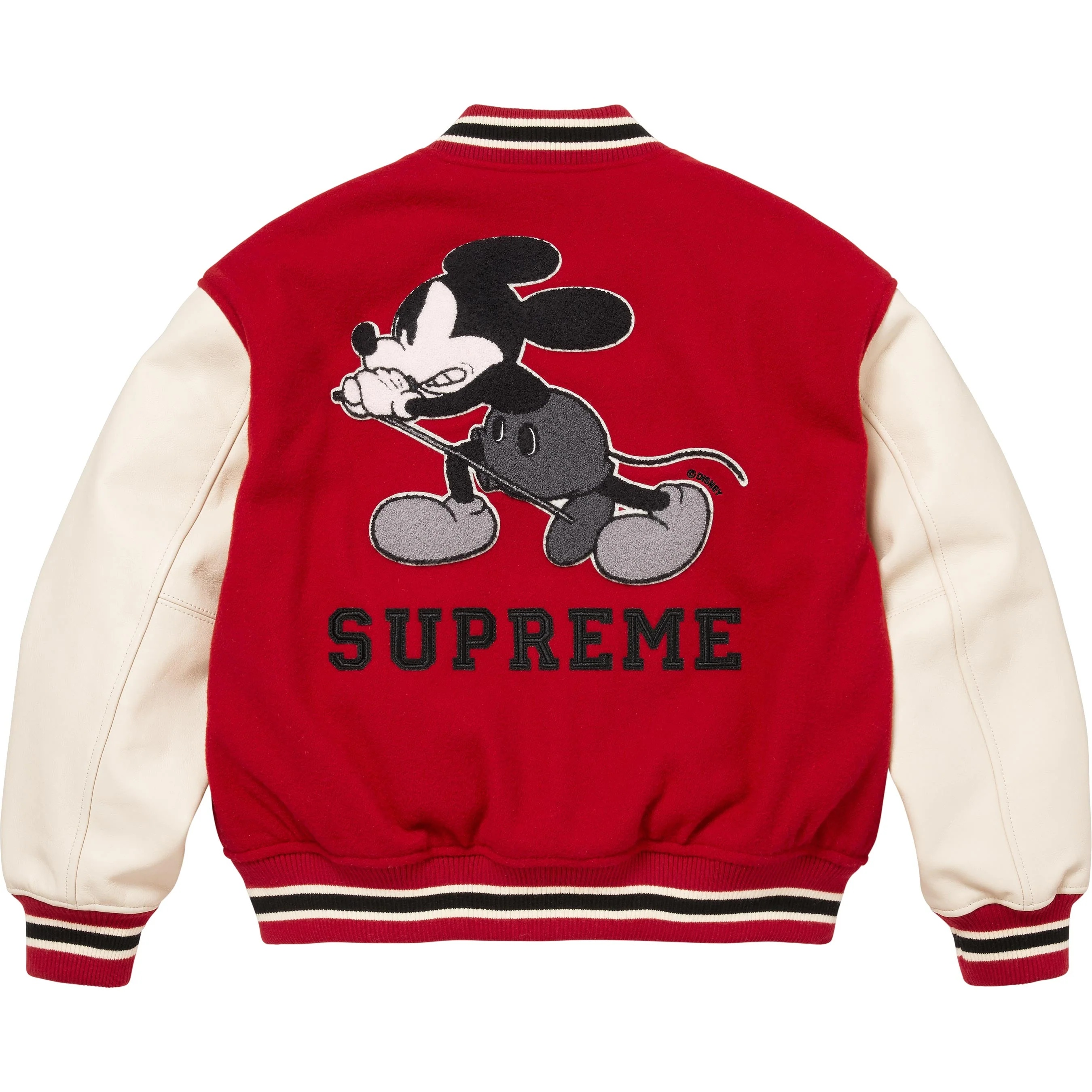 Supreme®/Number (N)ine®/Mickey Mouse Varsity Jacket view 4
